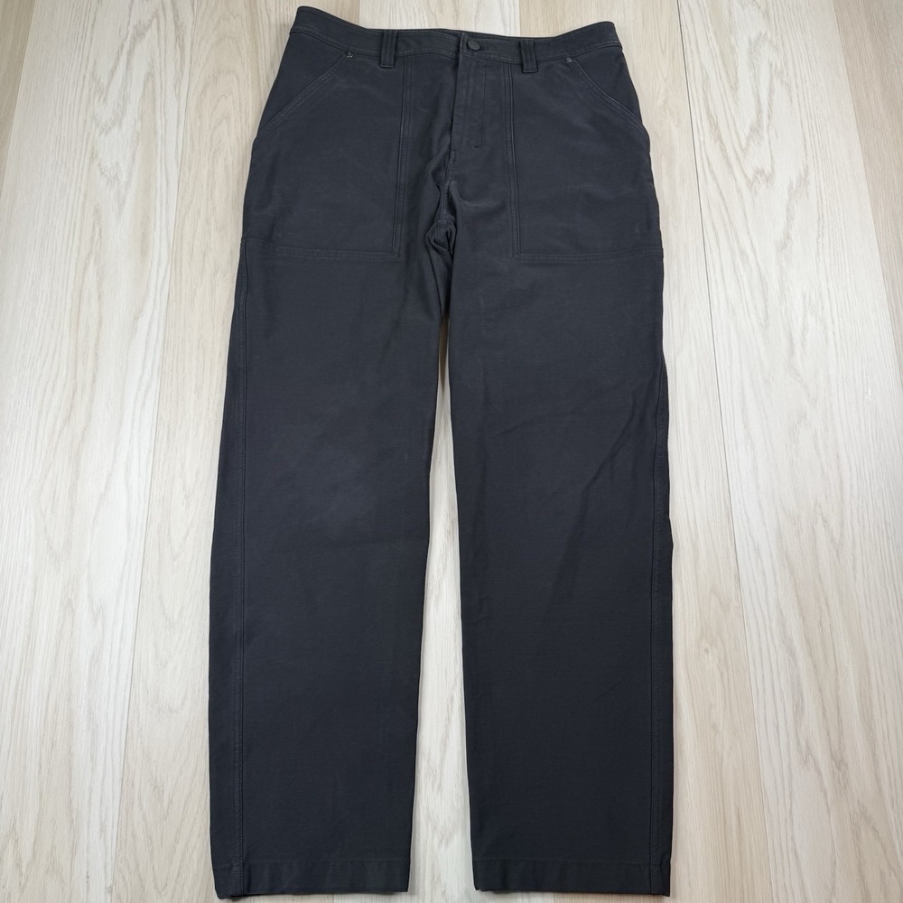 Lululemon Lab Utilitech Double Pocket Pants Mens Size 33  Chino LM5AZJS Black - Picture 2 of 12